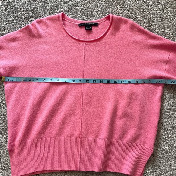French Connection Baby Soft Della Vhari Long Sleeve Sweater, Pink,Scoop Neck, XS - Picture 5 of 13
